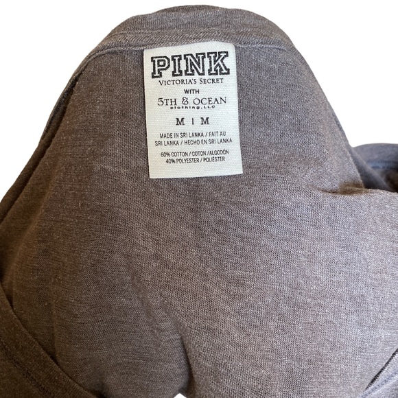 PINK Penn State Oversized V-Neck Size Medium Collegiate Loungewear Athletic - Picture 5 of 5